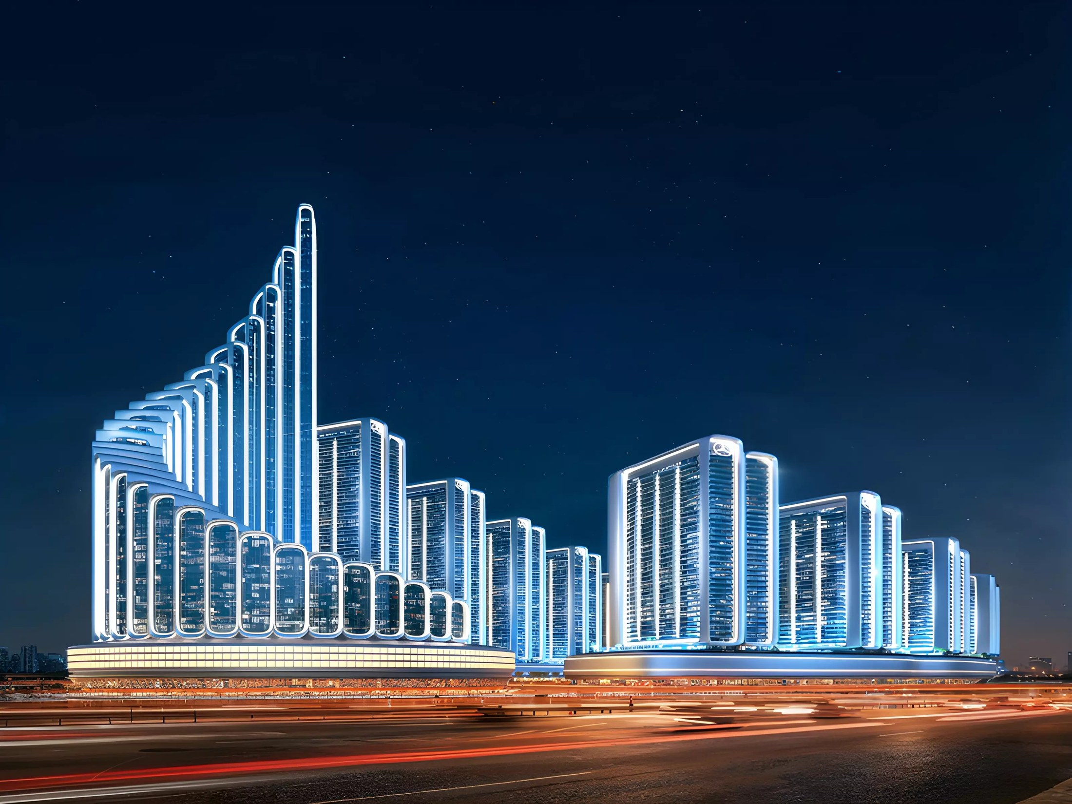 Vision Iconic tower at Mercedes-Benz Places Binghatti City